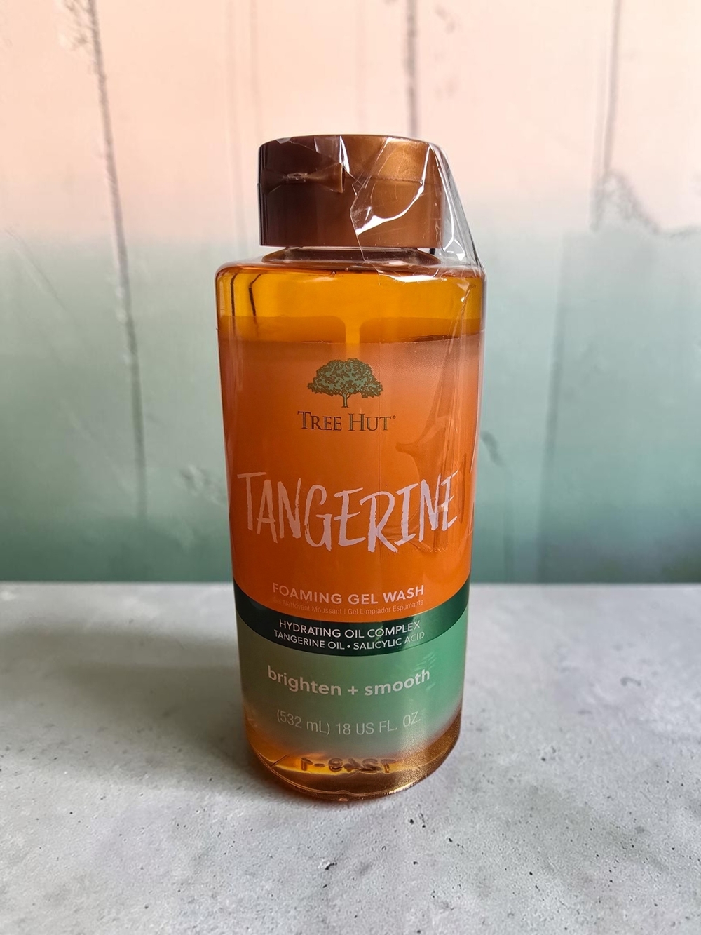 Tree Hut Tangerine Foaming Gel Wash - Brighten & Smooth (Orange)